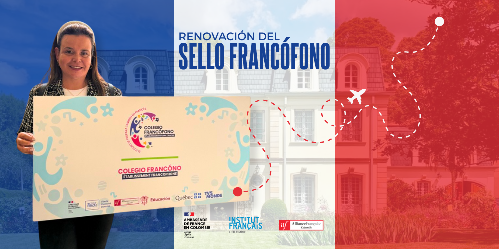 Por segundo año consecutivo, el Colombo Británico de Zipaquirá renueva el Sello Francófono